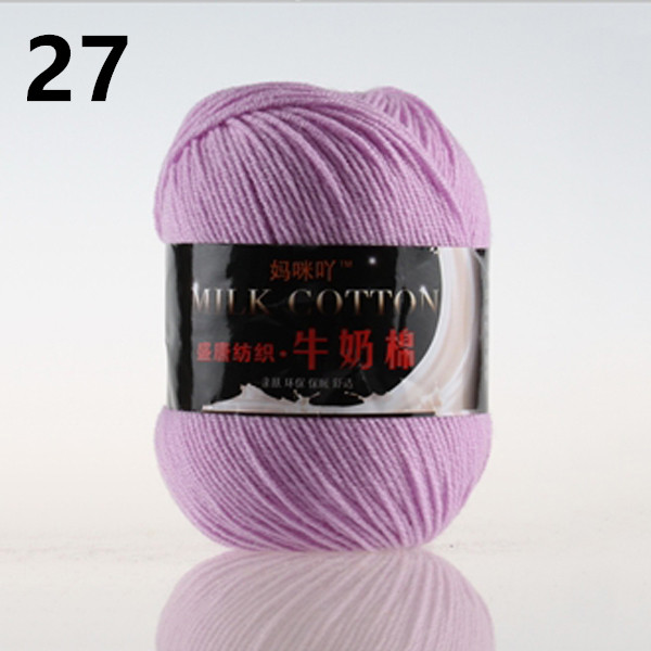 Craft art Dubbele breien Haak DK Garen Wol Melk fiber katoen 50g Bal: 27