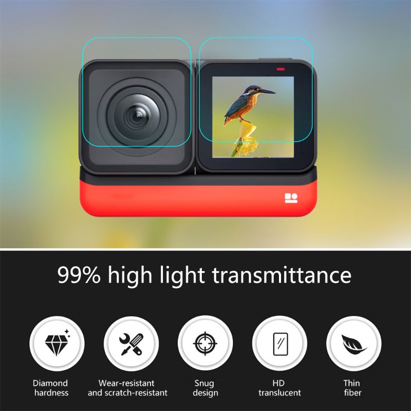 Skjermbeskytter i herdet glass til insta 360 en r beskyttelsesfilm 95af
