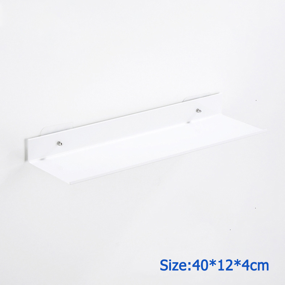 HOShower de cuisine rectangulaire en aluminium adhésif, rangement pour shampoing Regina, noir et blanc, évalué T1, 30 cm, 40 cm, 50 cm: vert clair