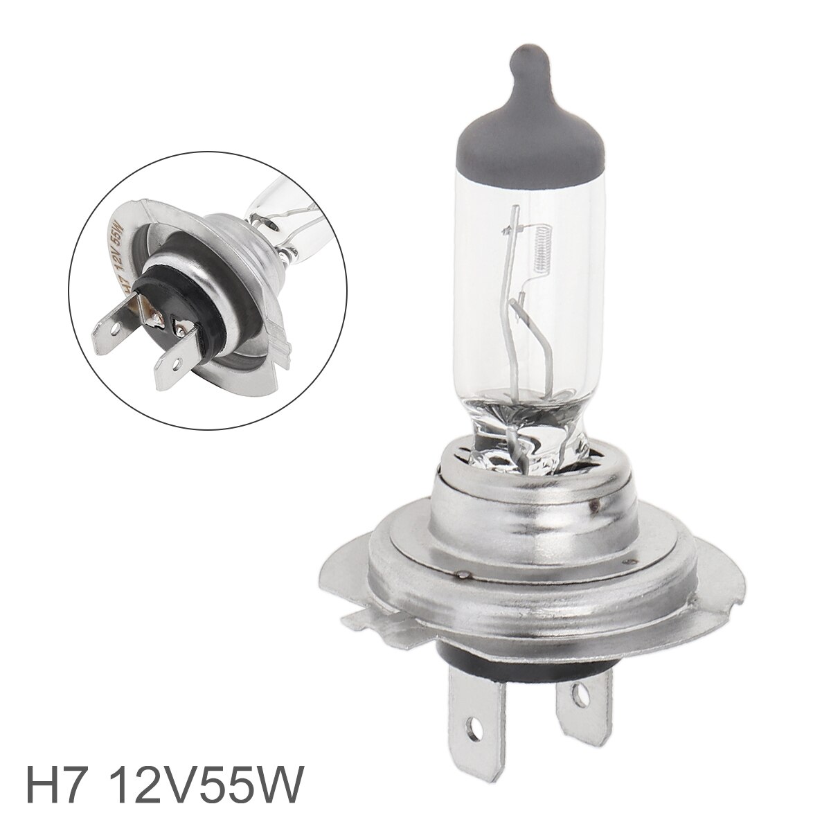 1PC 12V H1 H3 H4 H7 9005 9005 9006 H11 White Yellow Car Halogen Lamp 100/55W Super Bright Auto Front Headlight Fog Bulb for Cars: H7 55W 3500K Warm