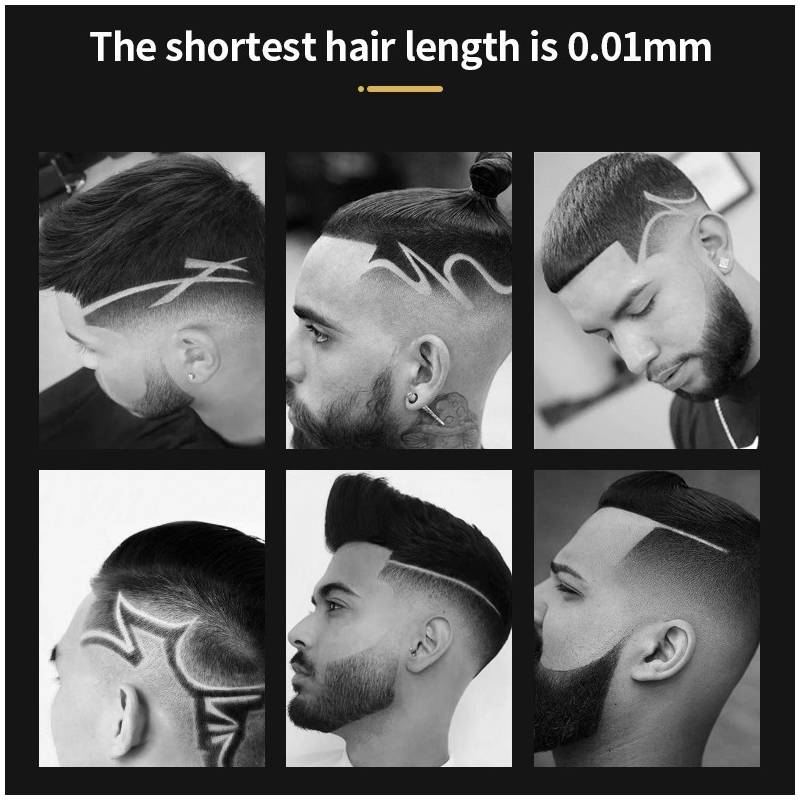 Elektrische Haarschneidemaschine Männer Bartschneider Haar Finish Schneidemaschine Wiederaufladbare Rasierer Bart Friseur Professionelle Haarschneider