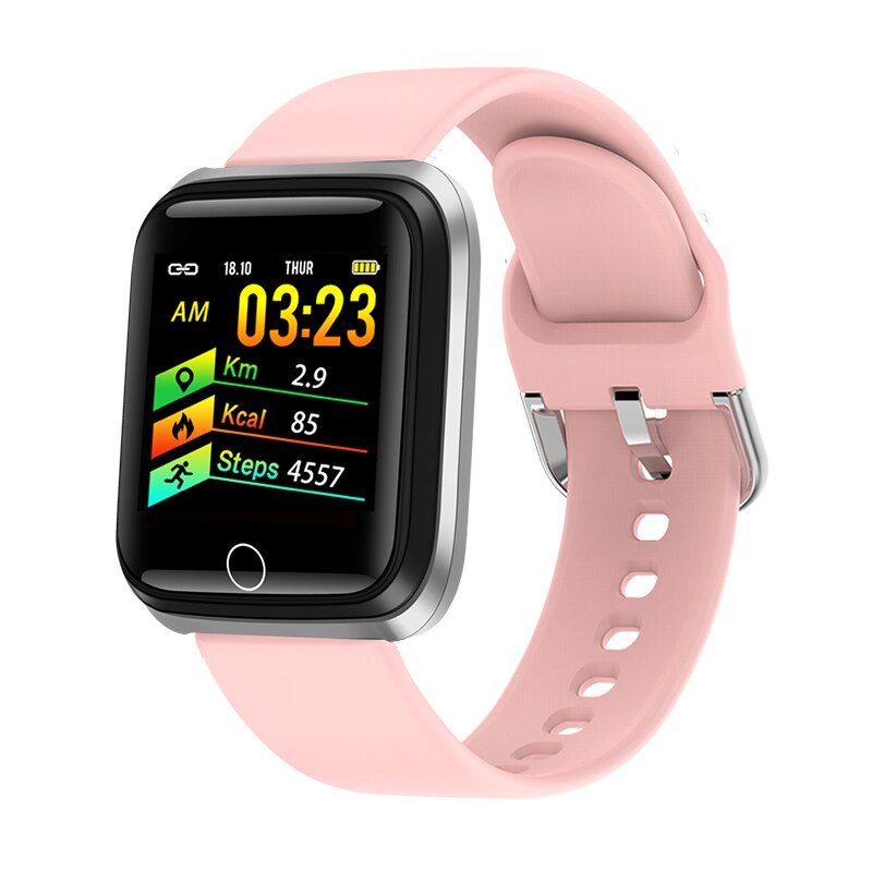 LIGE Smartwatch Women - Fitness Tracker, Heart Rate Monitor, 1.3" TFT Round Display, Life Waterproof: Silver pink