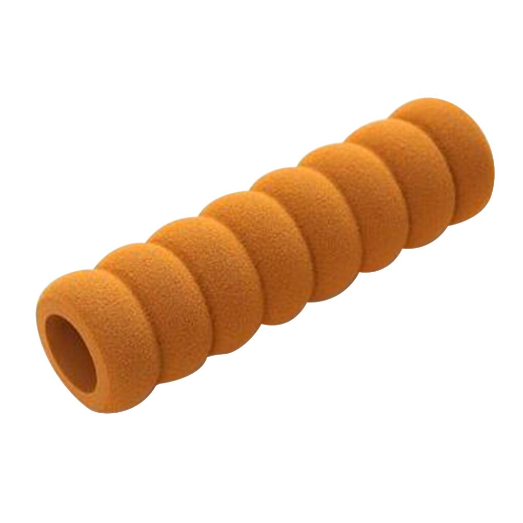 Mehrere Farben Spirale Tür Griff Abdeckung Praktische Anti-Kollision Schaum Tür Knopf Ärmel flexibel Knopf Abdeckung: 1 Stck Braun