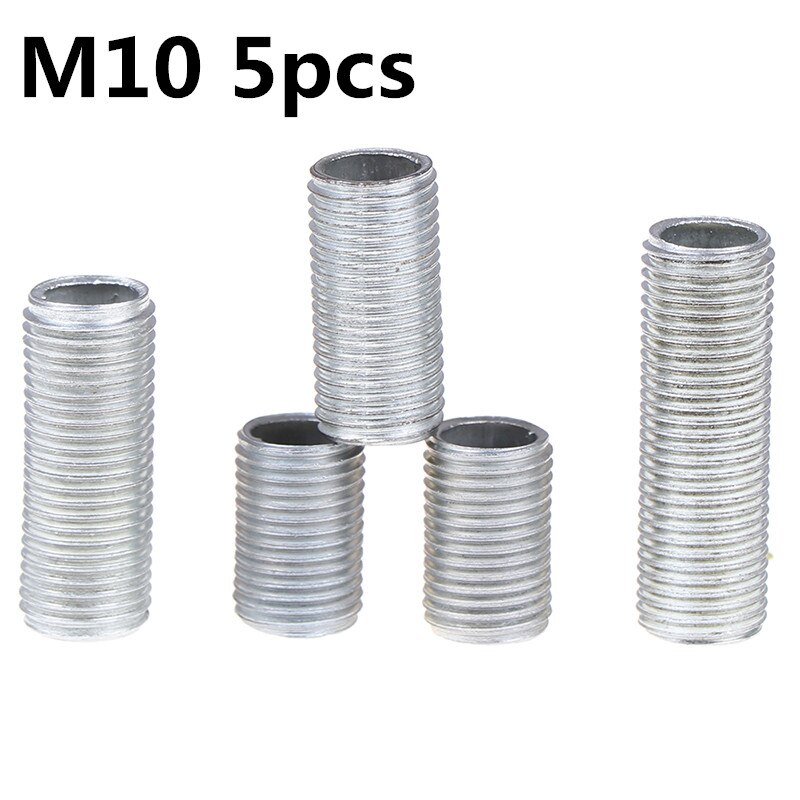 M10 5pcs Hollow Threaded Tube Hollow Screw Lamp Cap Fixing Screw M10 Hollow Screw Outer Diameter: 10mm Thread Distance: 1mm