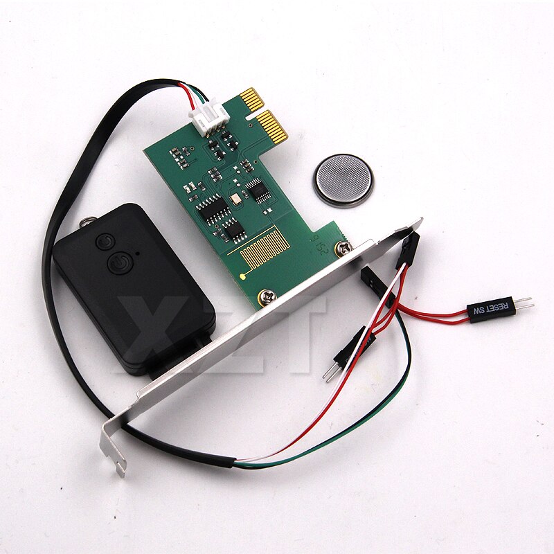 Mini PCI-e Desktop PC Remote Controller 20m Wireless Restart Switch Turn On/OFF For Desktop Computer