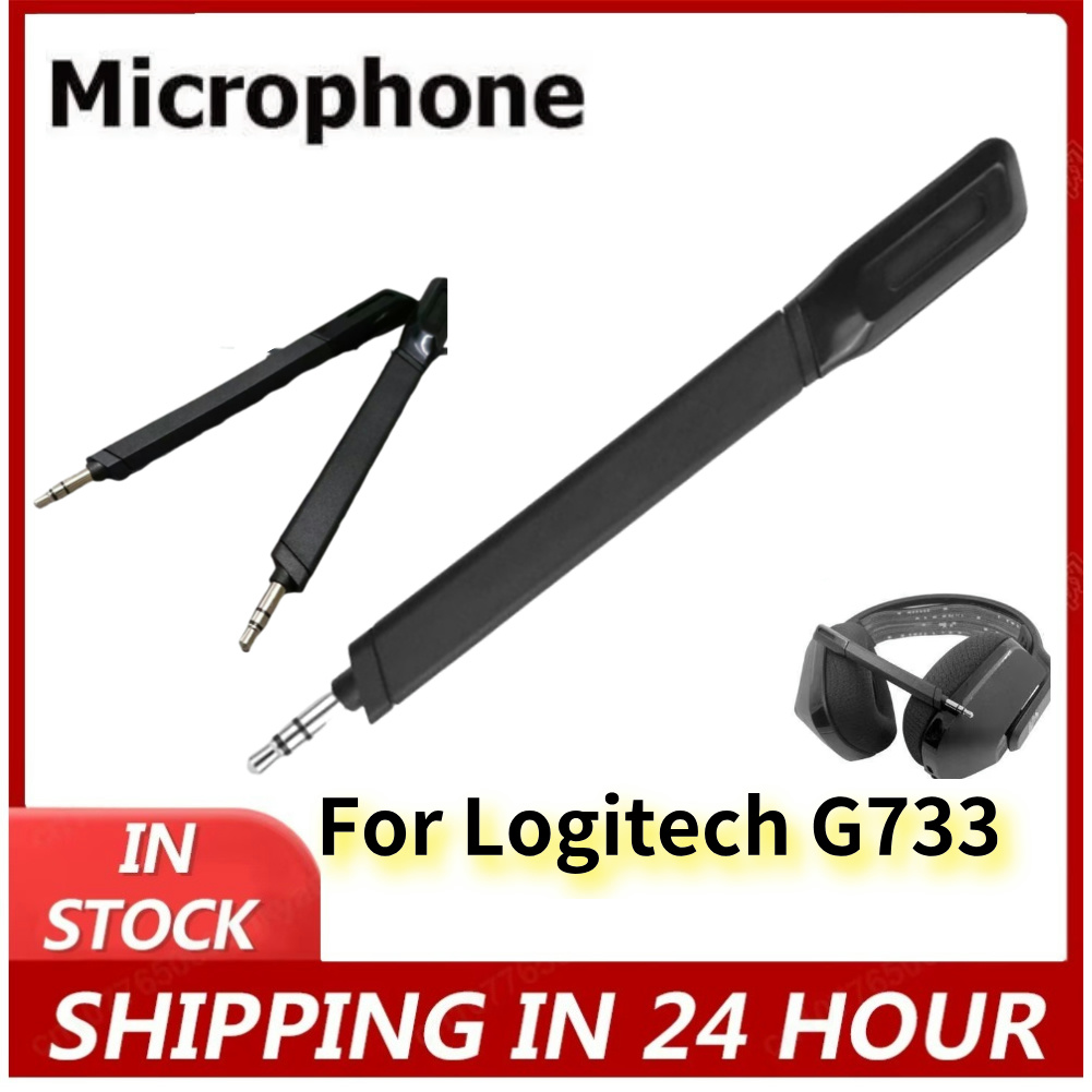 Microfone de substituição sem fio, microfone para auscultadores Logitech G733 Gaming, 3,5mm