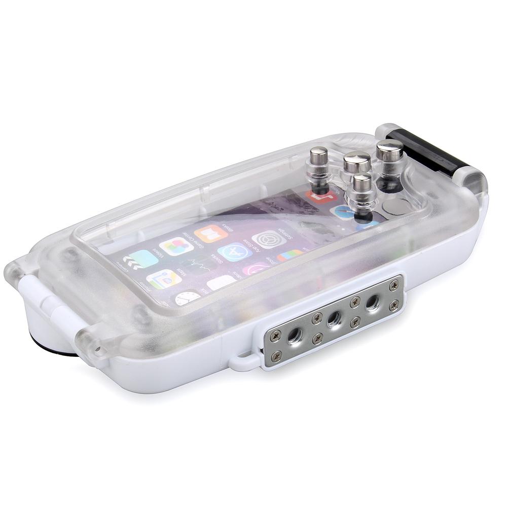 Meikon easydives 40 m/130ft boîtier étanche sous-marin étui pour iPhone 7 blanc étanche caisson étanche couverture pour iPhone 7