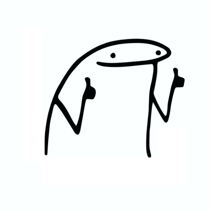 Reflective car stickers thumbs up stickers cartoon characters car stickers line pull glass car stickers: WHITE