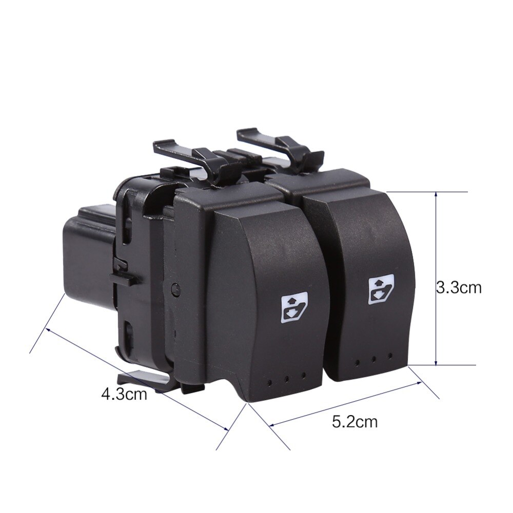 Samochód elektryczne główne okno mocy przełącznik sterowania przycisk napęd boczny dla Renault Clio II 2 8200 060 045 przełącznik sterowania szyby nowy