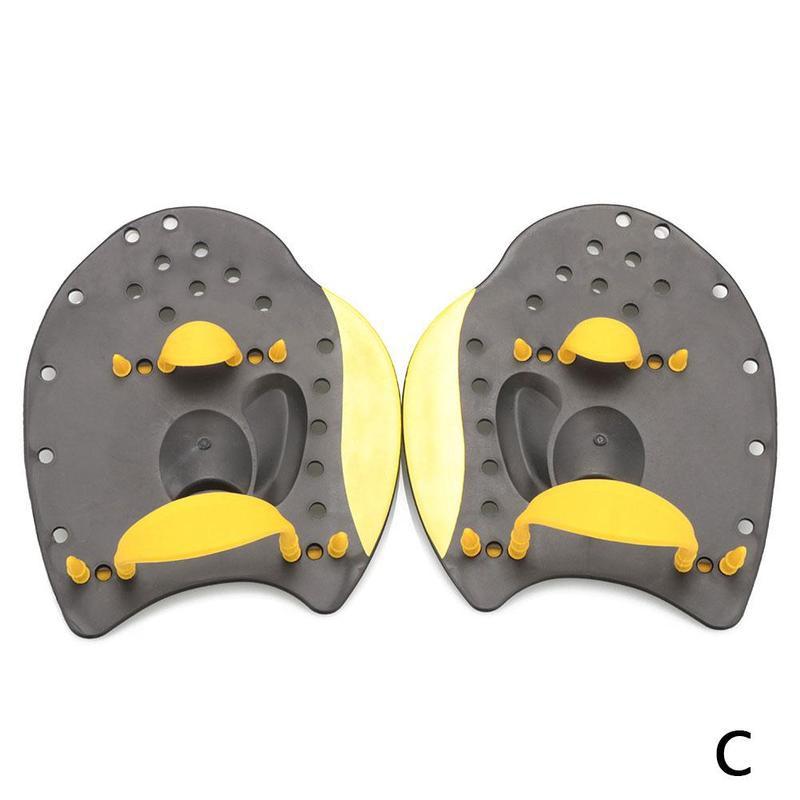 Professionele Zwemmen Peddels Zwemmen Slagen Praktijk Correctie Verstelbare Zwemvliezen Handschoenen Hand Peddels Voor Volwassen Kinderen: C / L