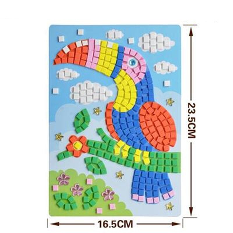 12 stili Possono Essere Scelgono Lotto 3D Mosaici Di Puzzle Creativo Sticker Gioco Animali di Trasporto Arti Del Mestiere per I Bambini Giocattolo Educativo giocattolo: Type 10