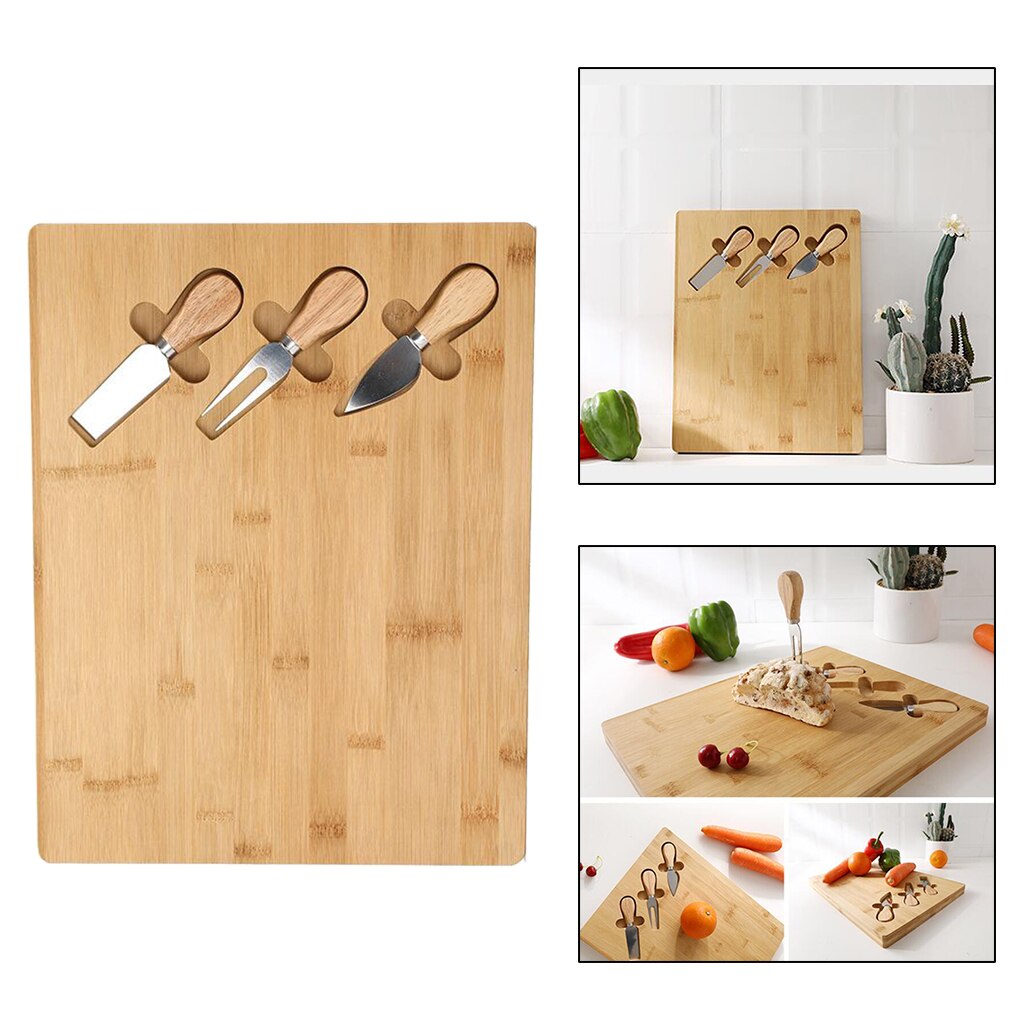 Cheese Board Set Charcuterie Serving Meat for Housewarming Kitchen Accs