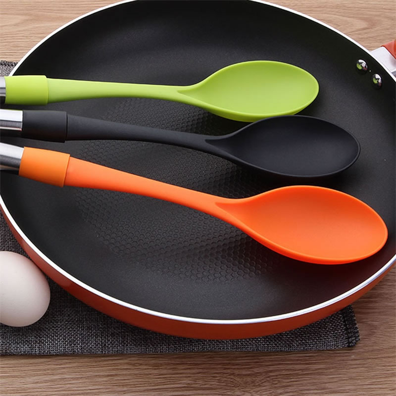 Upspirit Nylon Soup Spoon Unbreakable Ladle Scoop Rice Food Tea Coffee Serving Spoons Dinnerware Kitchen Dining Tools Tableware