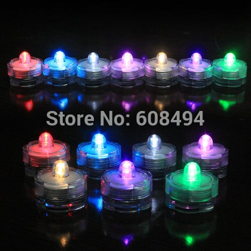 10 teile/los LED tauch floralytes ferngesteuerte Blumen- Teelicht w/Timer Regler RGB farbwechsel Hochzeit weihnachten