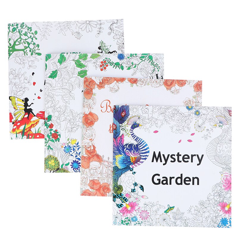 Anti-Stress Kleurboek Voor Kinderen Volwassen Stress Doden Tijd Schilderen Art Boek Magische Bos Fantasie Droom Wonderland