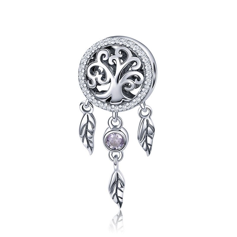 Authentic 925 Sterling Silver Charms Dreamcatcher Beads Fit Original Bracelets DIY Jewelry Making For Women