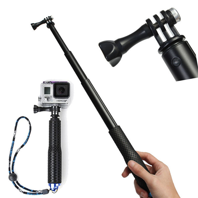 Palo extensible para Go Pro, palo Selfie portátil para GoPro HERO 5, 4, 6, 7, 3 + 3, 2, 1, SJ4000, Xiaomi Yi