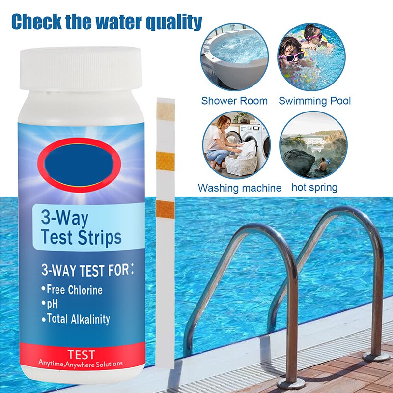 Zwembad Teststrips Eenvoudig En Spa Tub Teststrips Voor Test Zwembad Tub TUE88