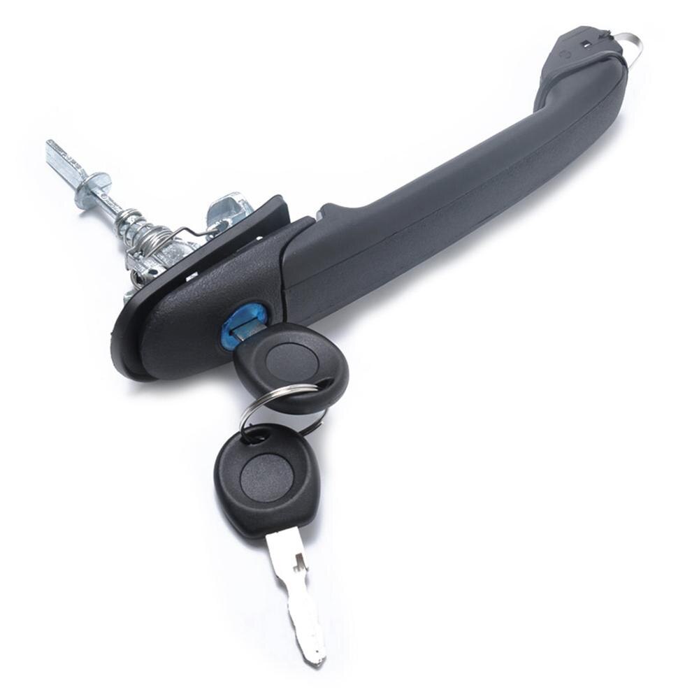 1pcs Car Door Lock Handle Front Right Left with Barrel Keys For VW POLO 6N 6N1 6N2 for SHARAN SEAT ALHAMBRA GALAXY 6N0837207CD