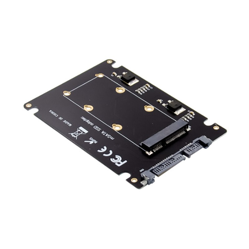 SATA to MSATA SSD Adapter Card, SATA to MSATA NGFF Adapter Expansion Card for Laptop PC