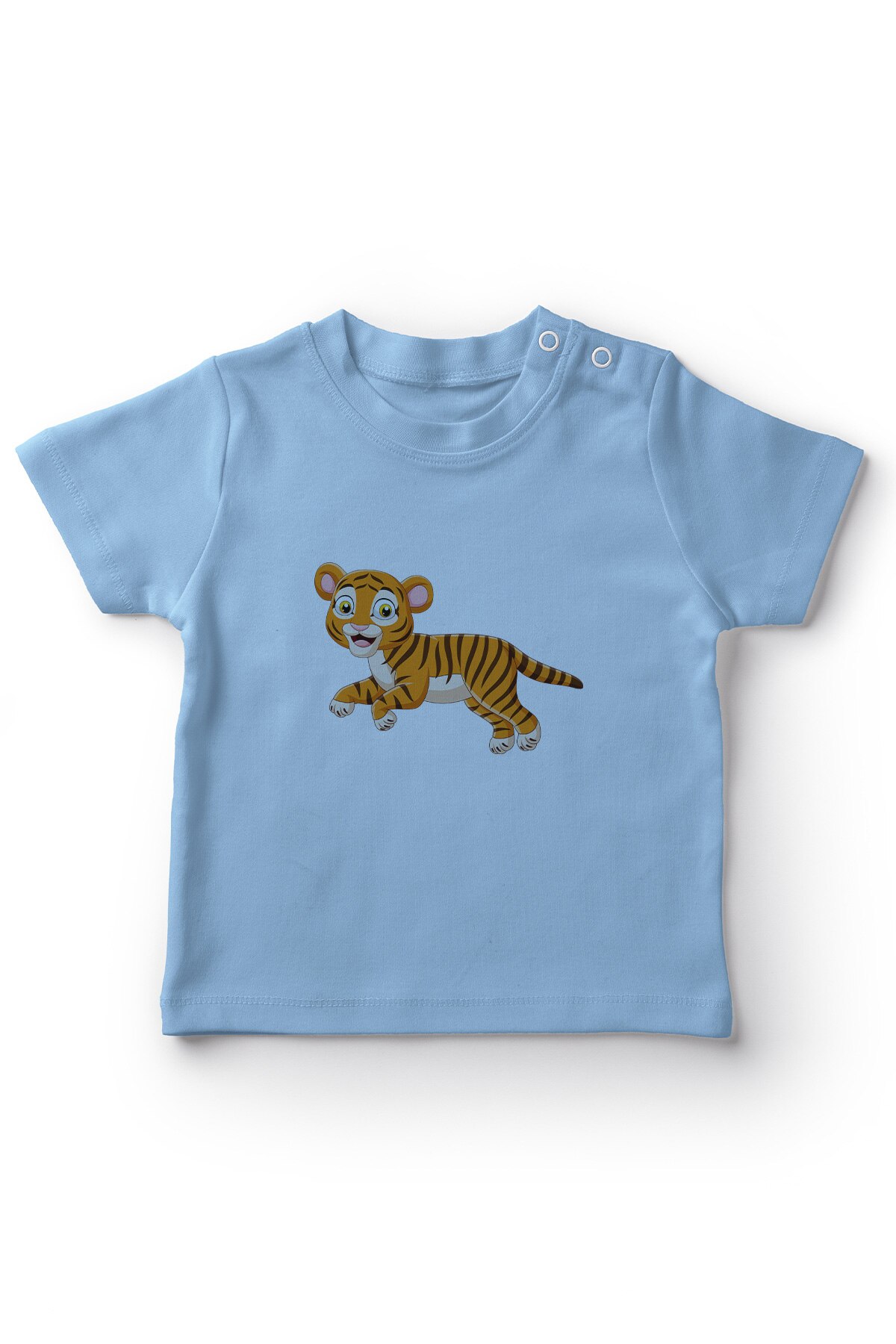 Angemiel Baby Leuke Tijger Baby Boy T-shirt Blauw