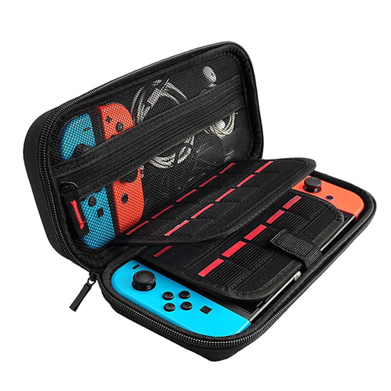 Nintend Switch Carrying Case for Nintendo Switch nintendoswitch , 20 Games Cartridges Protective Hard Shell Travel Carrying Case: Black
