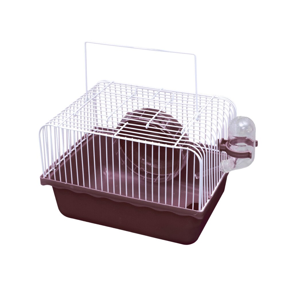 1Pc Hamster Kooi Draagbare Multifunctionele Creatieve Praktische Huisdieren Huis Voor Kleine Huisdieren: Coffee