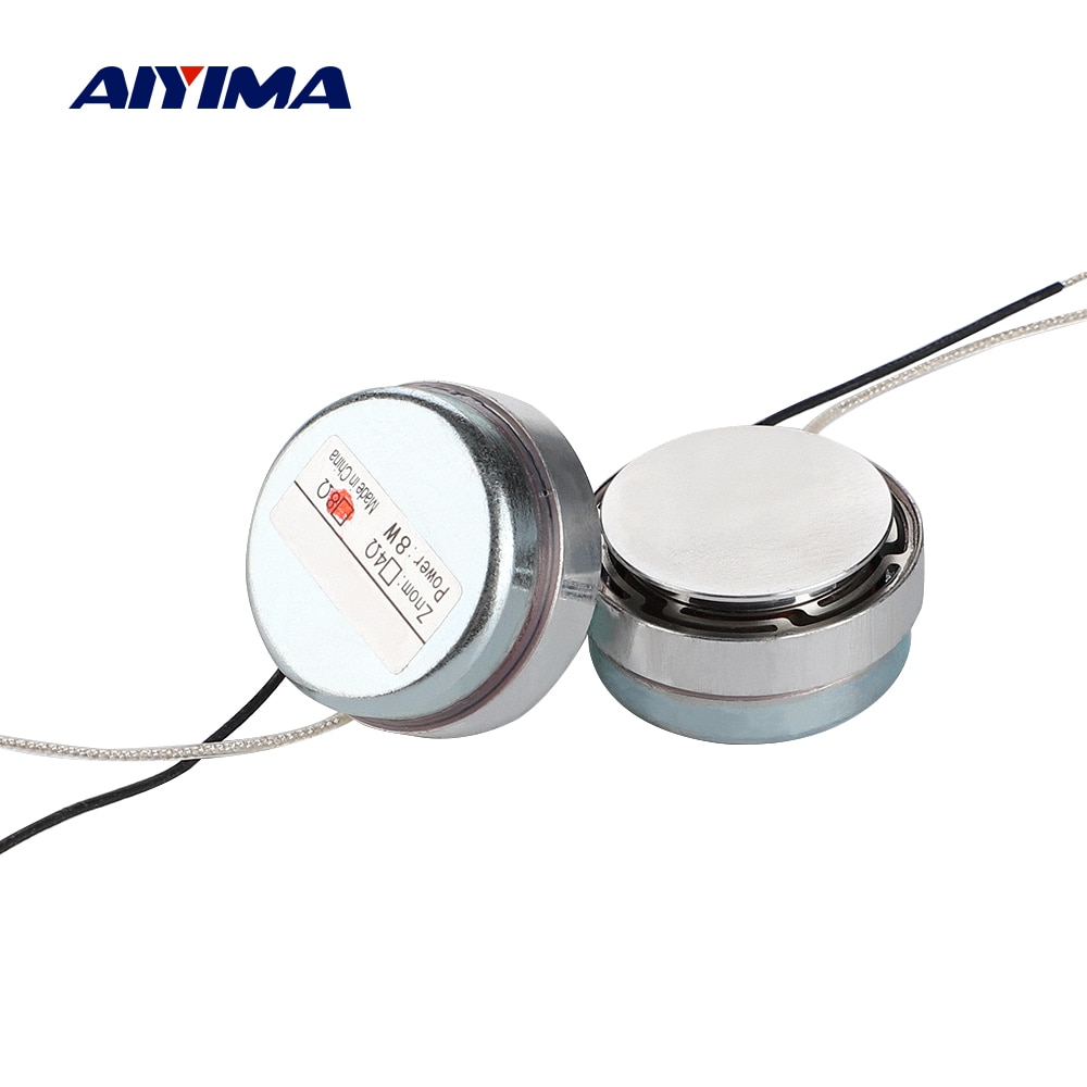 AIYIMA 2 Stücke 30 MM Vibration Resonanz Lautsprecher 8 Ohm 8 Watt Mini Breitbandlautsprecher DIY Heimkino Klang System Treiber