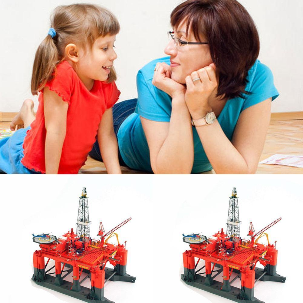 1:400Scale Norway Bredford Dolphin Offshore Drilling Oil Handcraft Paper Handmade Puzzles Kit Paper Model DIY Toy Drilling R3B2