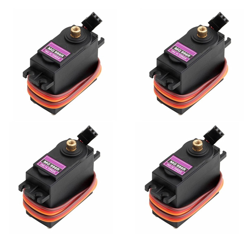 4 Stuks 13Kg 15Kg Metalen Servo Digitale MG995 MG996 MG996R Servo Metal Gear Motor Voor Futaba Jr Car rc Helicopter Boot Diy Speelgoed