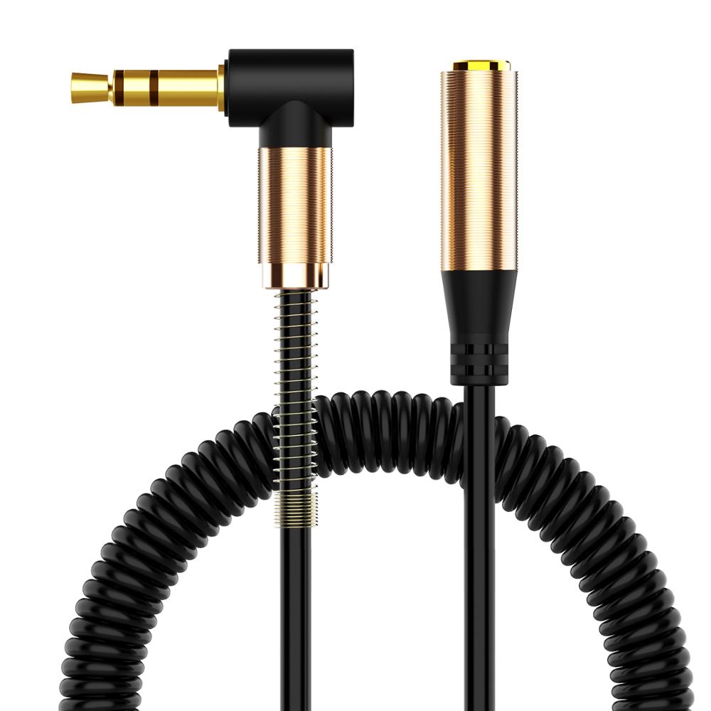 3.5Mm Audio Verlengkabel Jack 3.5 Man-vrouw Intrekbare Verlengen Kabel Auto Aux Code Voor Speaker Mp3 Hoofdtelefoon telefoon Pc: Default Title