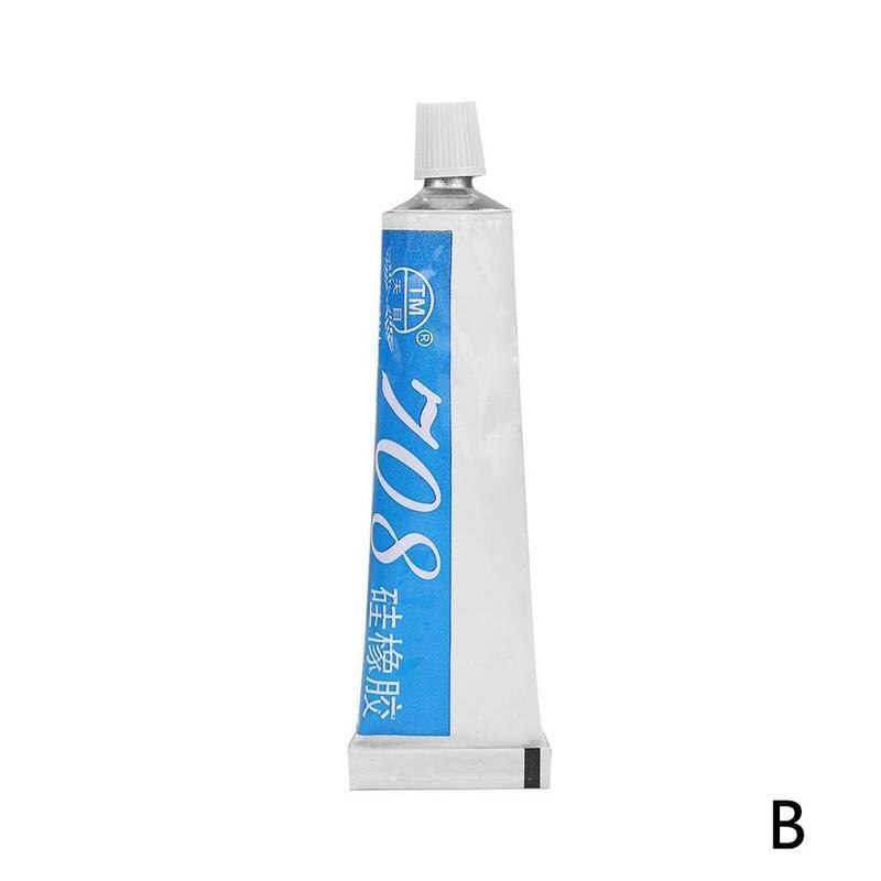 1pc 703/708Silicone Rubber White Insulation Temperature-resistant Sealant Electronic And Electrical Waterproof Sealant: B