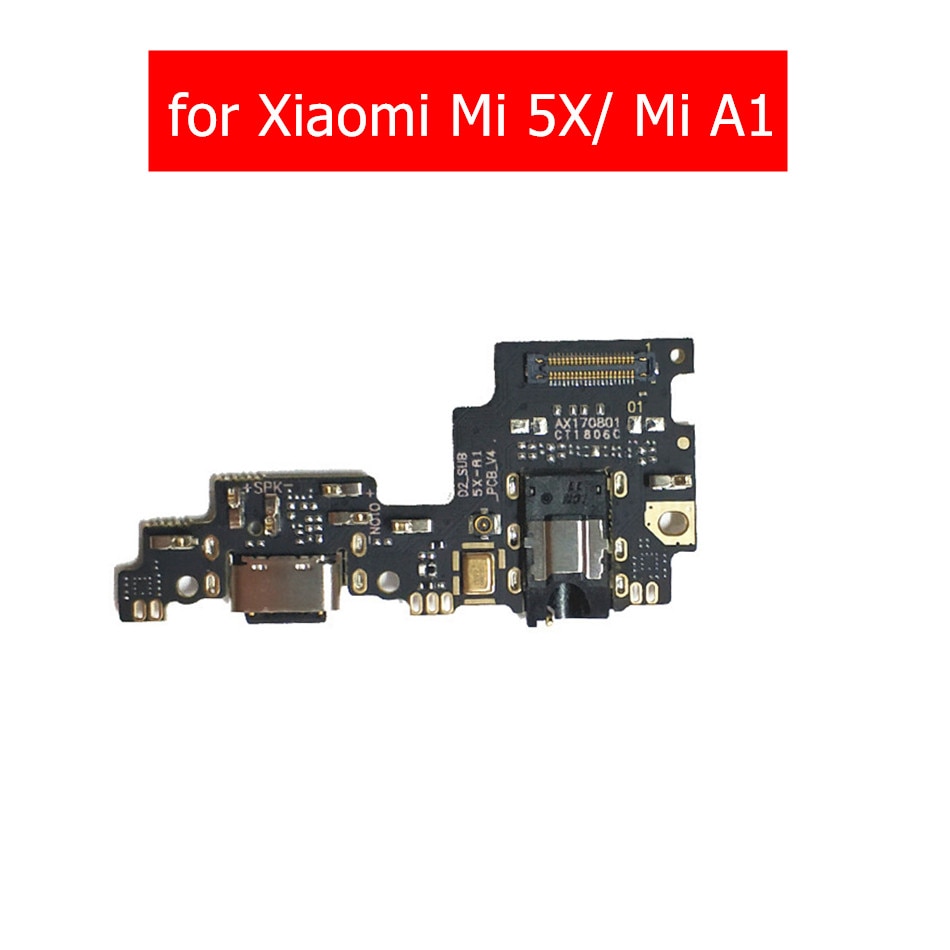 Voor Xiao Mi Mi A1 Usb Lader Connector Flex Kabel Usb Opladen Dock Flex Kabel Voor Xiao Mi Mi 5X reparatie Onderdelen