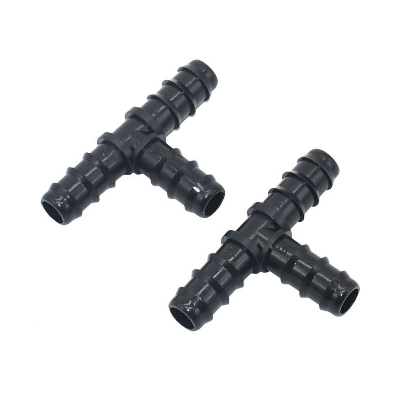 Hageslange 16mm tee mothake kobling 3 ringetone hage vanningskobling 1/2 slange vann splitter drivhus drypp vanning 5 stk