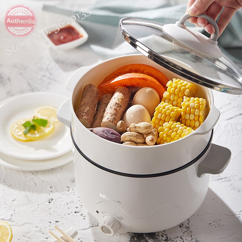 2.5L Stainless Steel Multi Cookers 6 functions Split Type Electric Pot Cooker with Steamer reservation Electric Cooker 800W