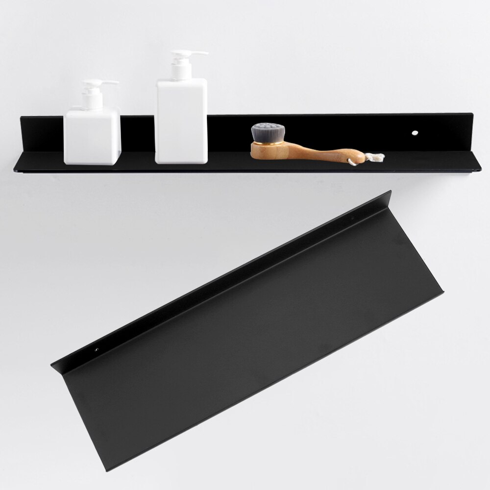 30-60Cm Keuken Wandplank Zwart Opbergrek Aluminium Badkamer Planken Accessoires