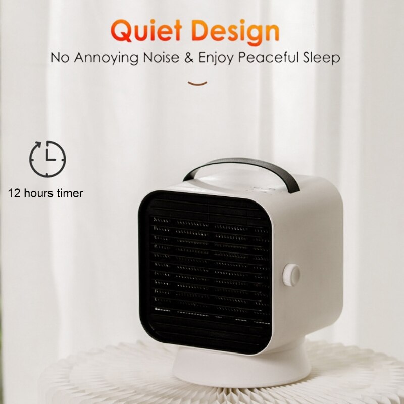 Petit appareil de chauffage électrique radiateur électrique ventilateur Portable en céramique pour bureau de chambre