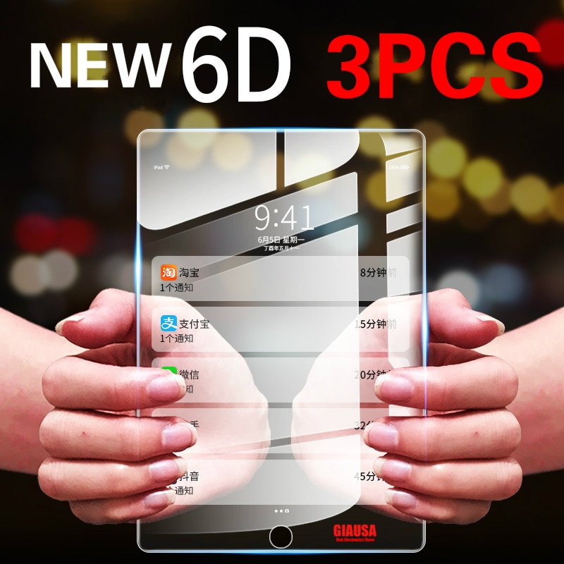 3-Pack Tempered Glass Screen Protector for Samsung Galaxy Tab S Series - 15D Curved Edge