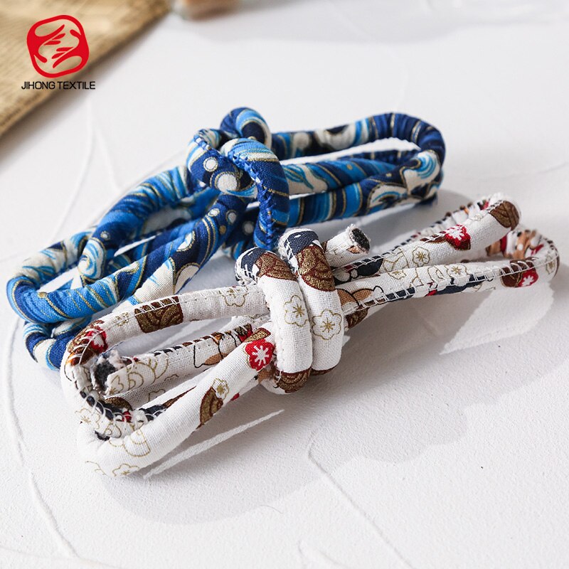 8Mm Japanse Ronde Touw Voor Kimono Accessoires Decoratie Lanyard Diy Handgemaakte Haaraccessoires Huisdier Touw Materiaal