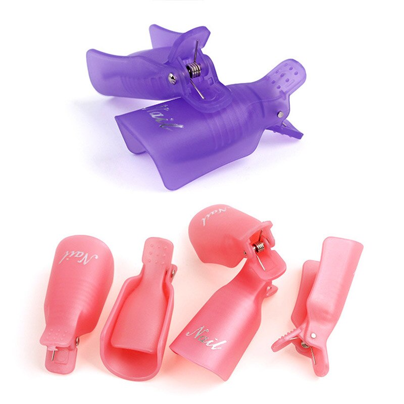 10 stks/set Plastic Gel Off Nail Soakers Soak Off Nail UV Gel Vinger Cap Clip Polish Removal Wrap Remover Tool voor Vingers