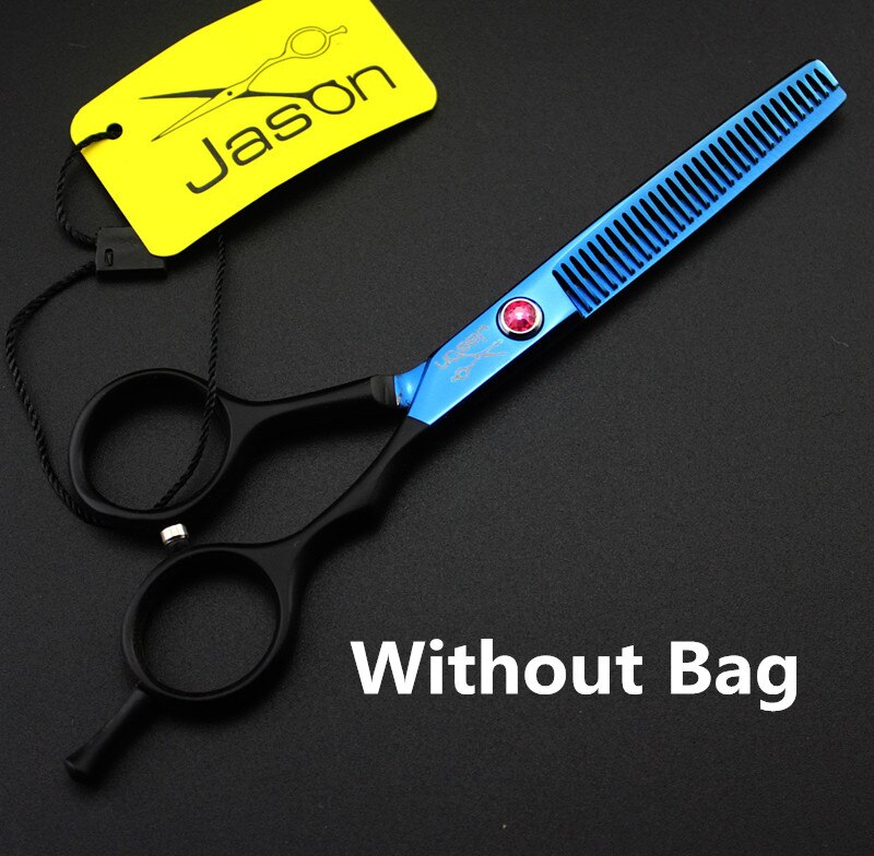 323# 5.5'' Brand Jason TOP GRADE Hairdressing Scissors 440C Barbers Cutting Scissors Thinning Shears Hair Scissors: One Thinning No Bag