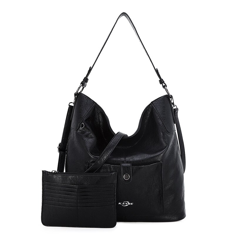 Grote Capaciteit Retro Effen Kleur Vrouwen Draagtas Cross Grens Mode Een Schouder Tas Leisure Vrouwen tas