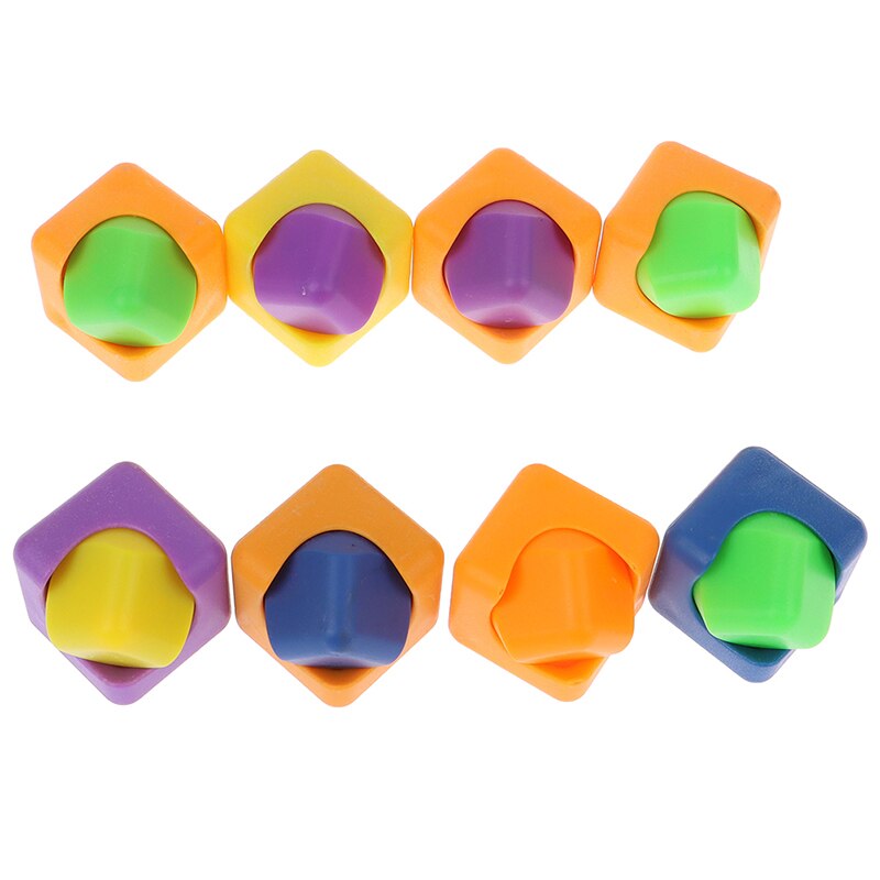 1Pc Plastic Kleur Magic Fidget Spinner Vinger Stress Speelgoed
