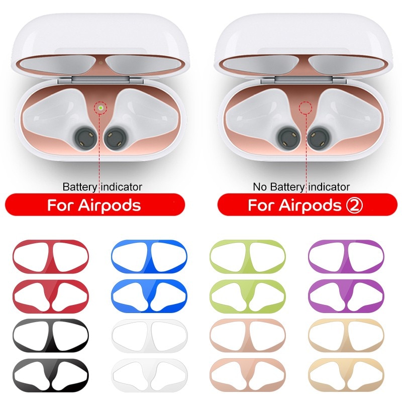For airpods pro dammsäkert invändigt skydd för airpods 2 dammskydd
