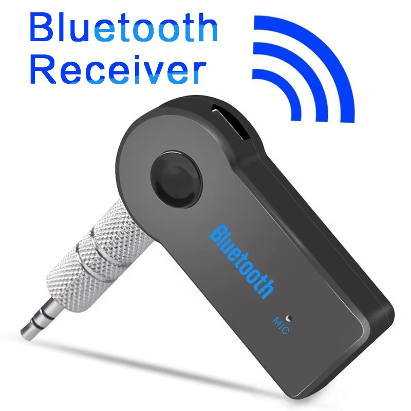 Récepteur sans fil Bluetooth 5.0, prise jack 3.5mm pour voiture, musique audio aux A2DP, adaptateur émetteur casque 2 en 1, récepteur mains libres