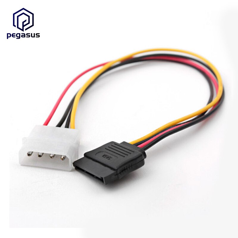 15CM IDE 4Pin Male to SATA POWER 15PIN Female Hard Disk Cable