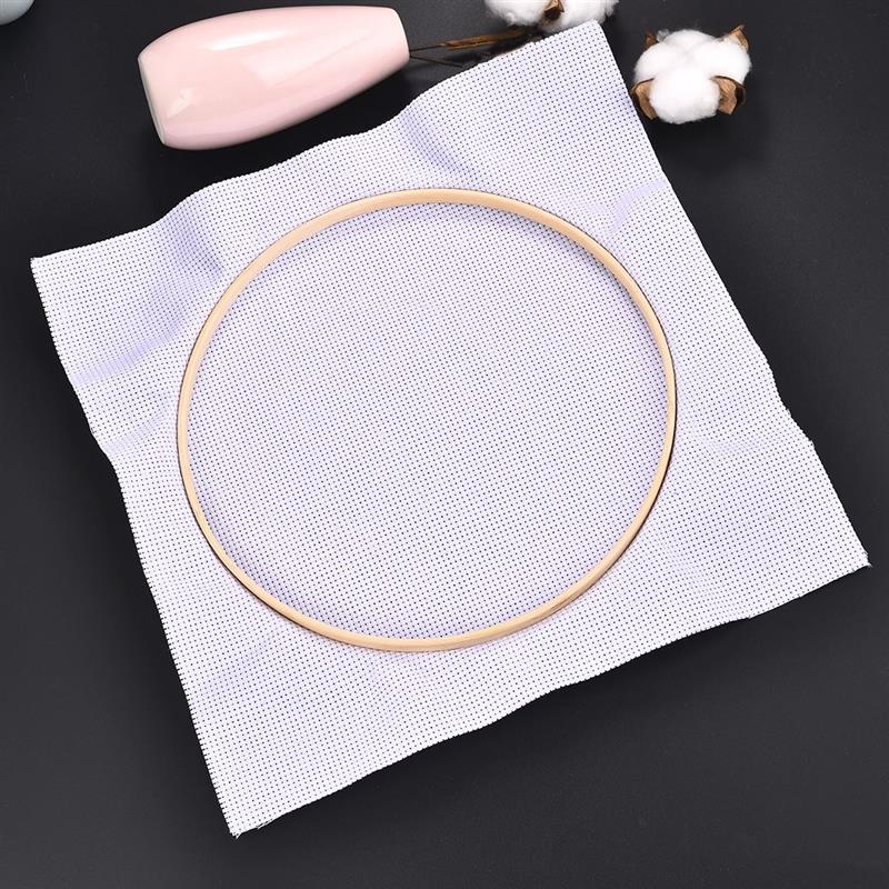 10-30cm broderi ring ring gör det själv bambu ram nål hantverk korsstygn maskin rund loop syverktyg