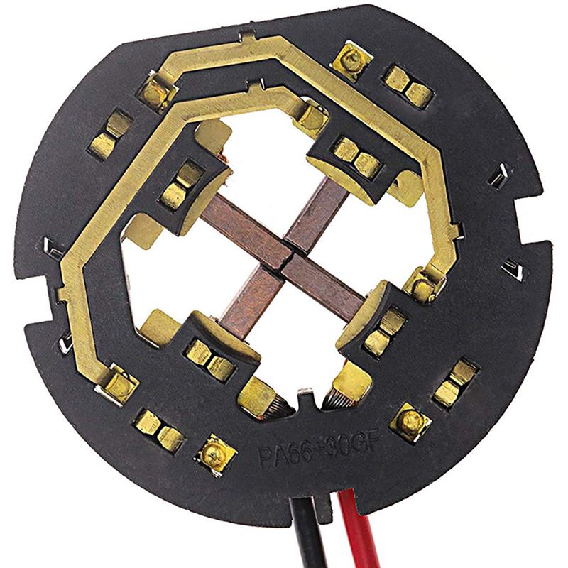 Ensemble de carte de brosse de porte-brosse en carbone Durable pour accessoires de perceuse à percussion et de perceuse à percussion M18 18V M12