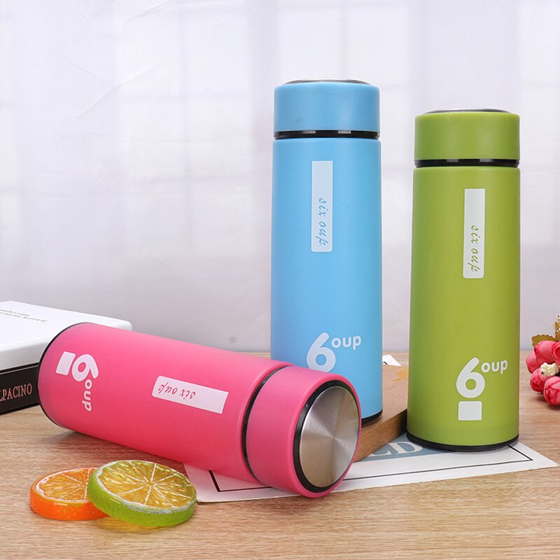 Oape 350ml 12oz isolasjon dobbeltlags reise lekkasjesikker virksomhet glass vann kopp farge plast skall vannflaske