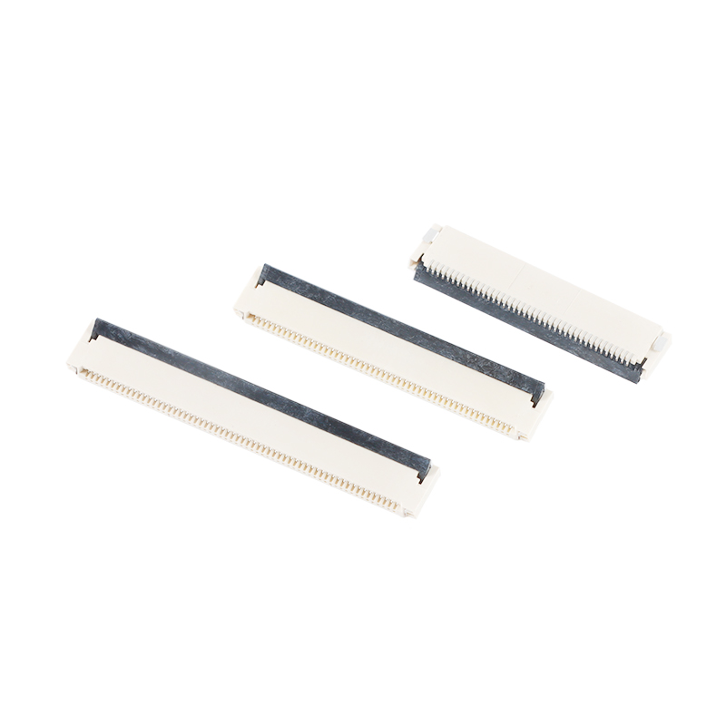 Conector FFC/FPC de 10 piezas, adaptador de Cable plano de 0,5 MM, 4/6/8/10/12/14/16-30/32/40/50/60 Pines, con tapa trasera, de inserción frontal